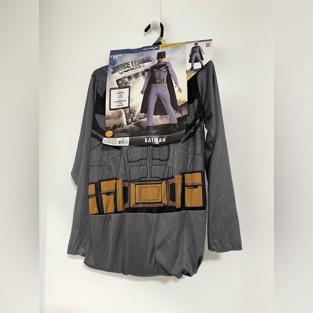 🔵3/$25 NEW DC Justice League Batman Costume (size S, M & L)